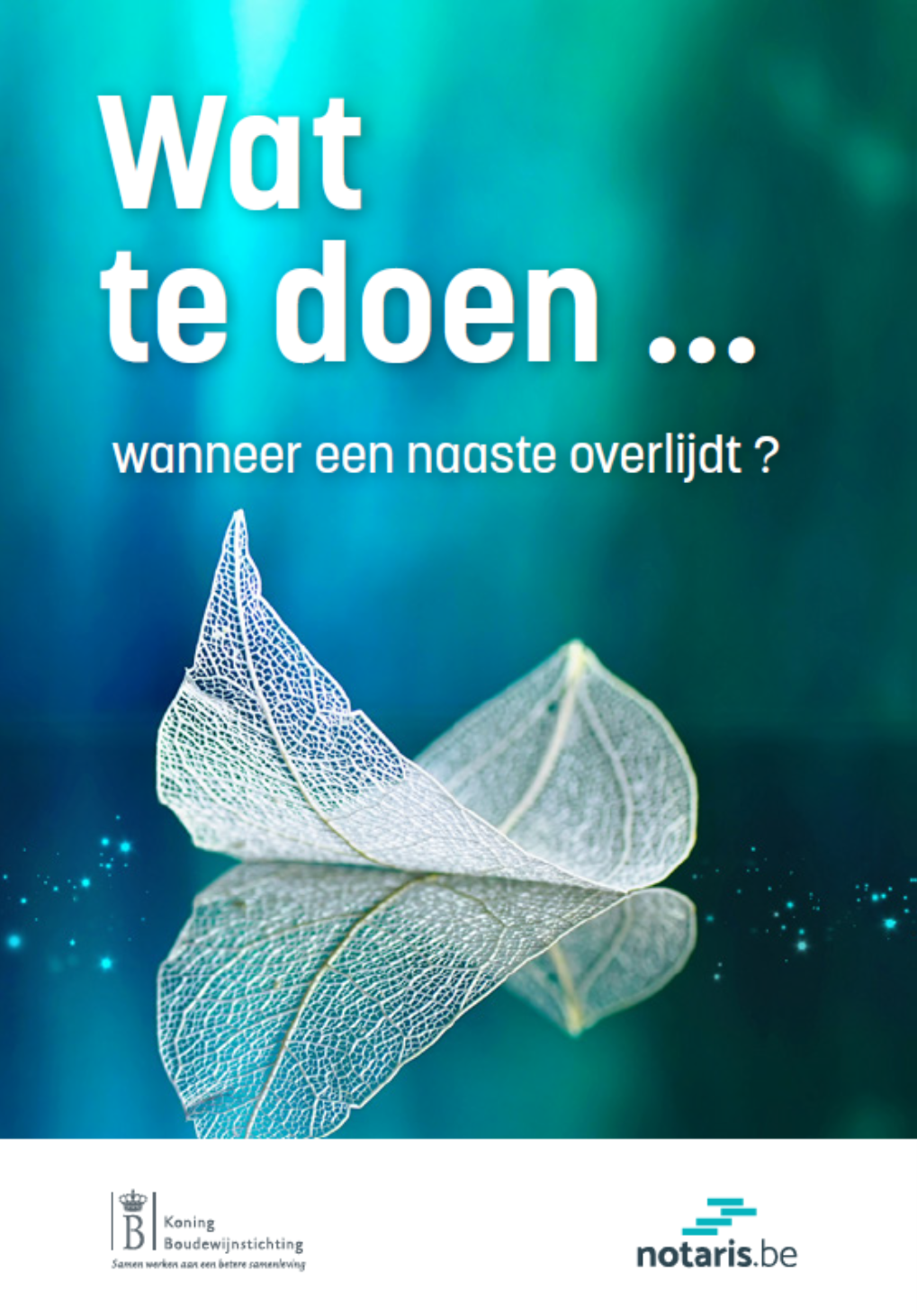 Featured image for “Brochure i.s.m. de Koning Boudewijnstichting:  ‘Wat te doen… wanneer een naaste overlijdt?’”